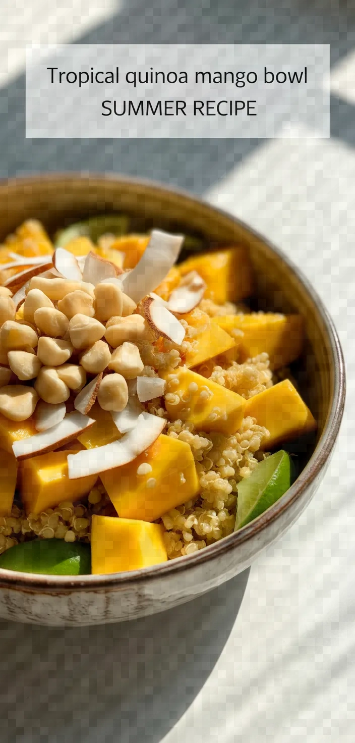 3. Tropical Quinoa Mango Bowl