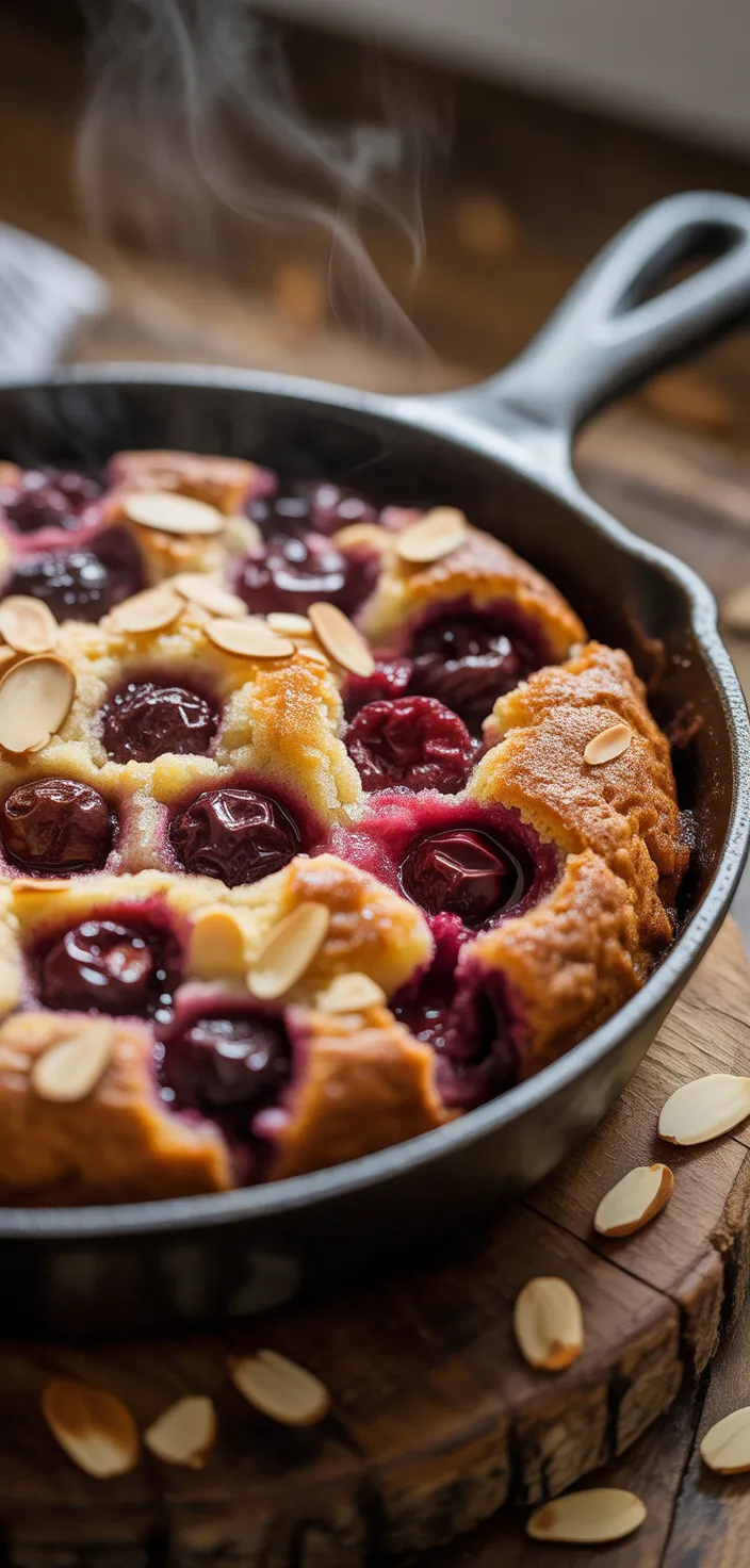 5. Black Cherry Almond Dump Cake