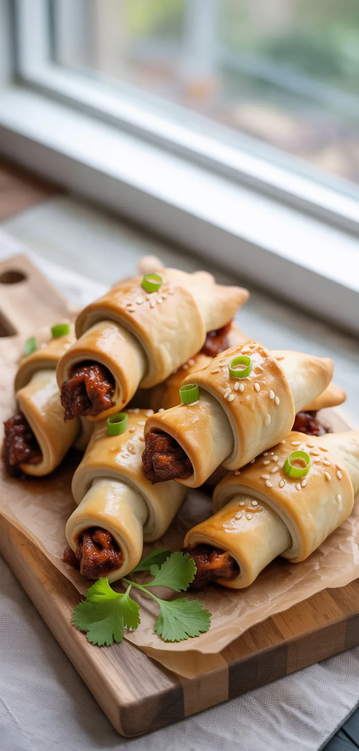 5. Korean BBQ Beef Crescents