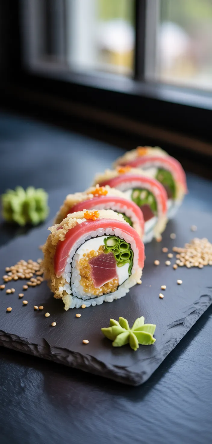 5. Quinoa Tempura Tuna Roll
