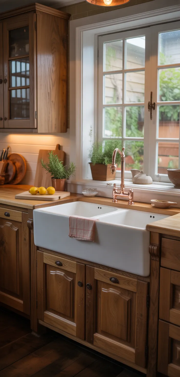 6. Alder Rustic Cabinets