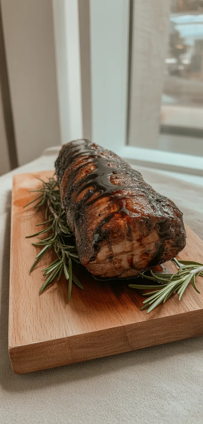 6. Caramelized Balsamic Pork Tenderloin