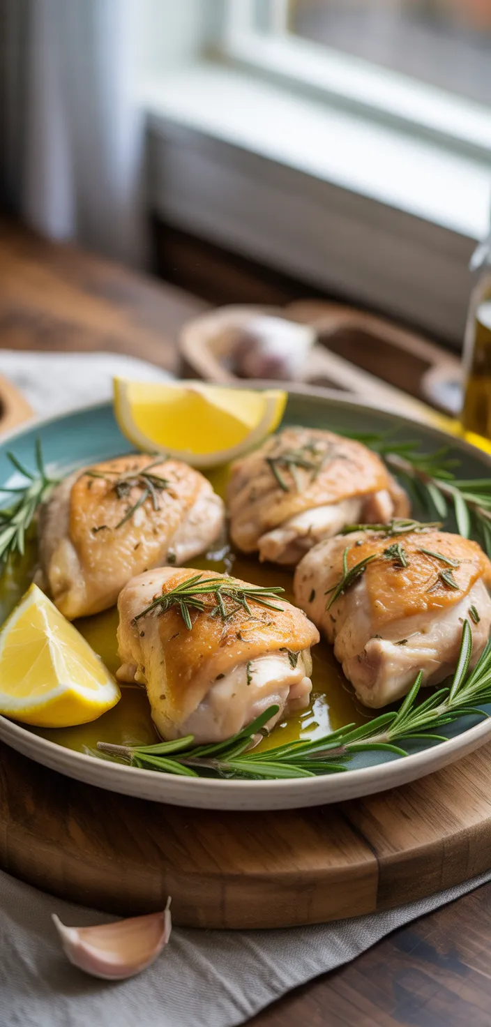 7. Rosemary Lemon Garlic Chicken Thighs