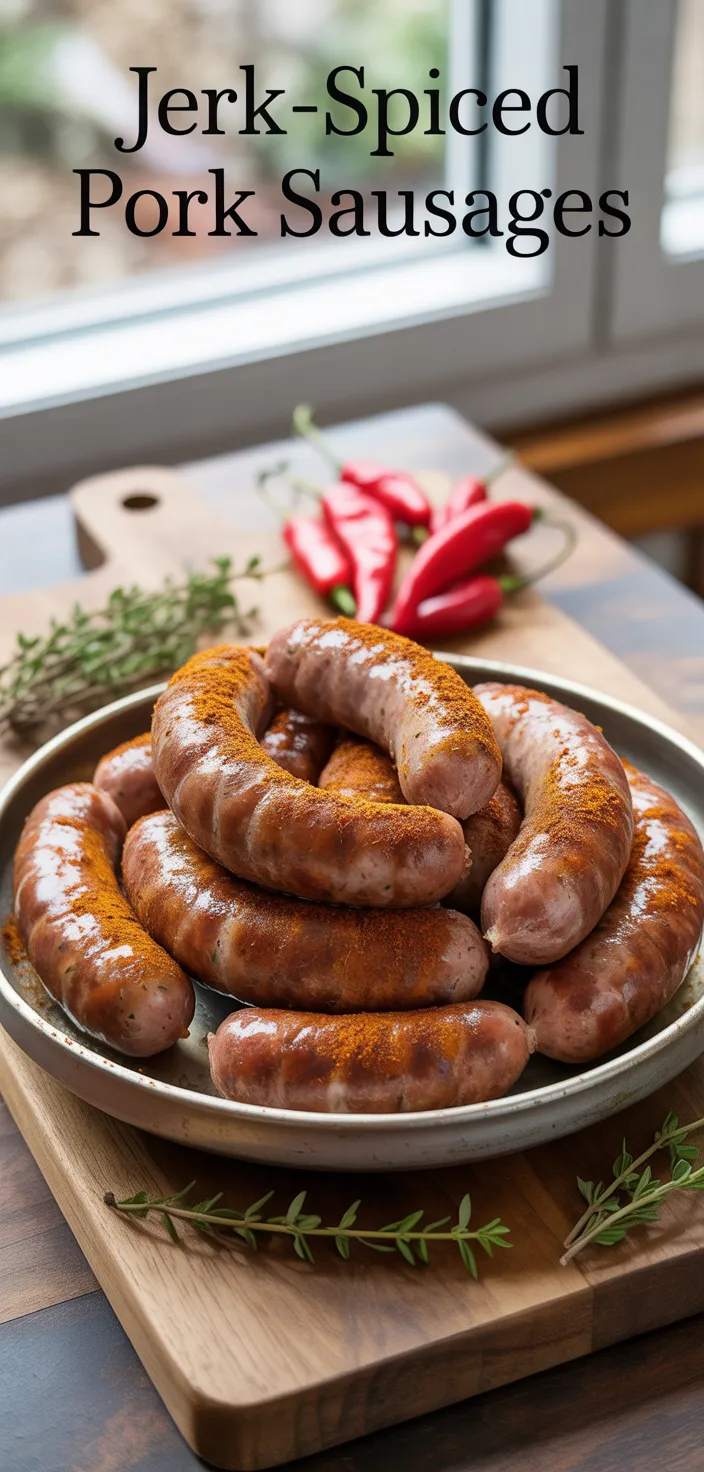 8. Jerk-Spiced Pork Sausages