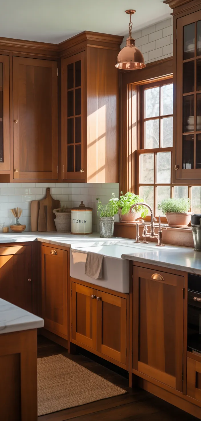 9. Birch Craftsman Style Cabinets
