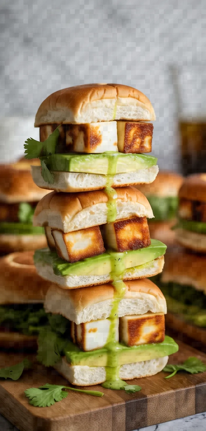 Avocado Paneer Sliders