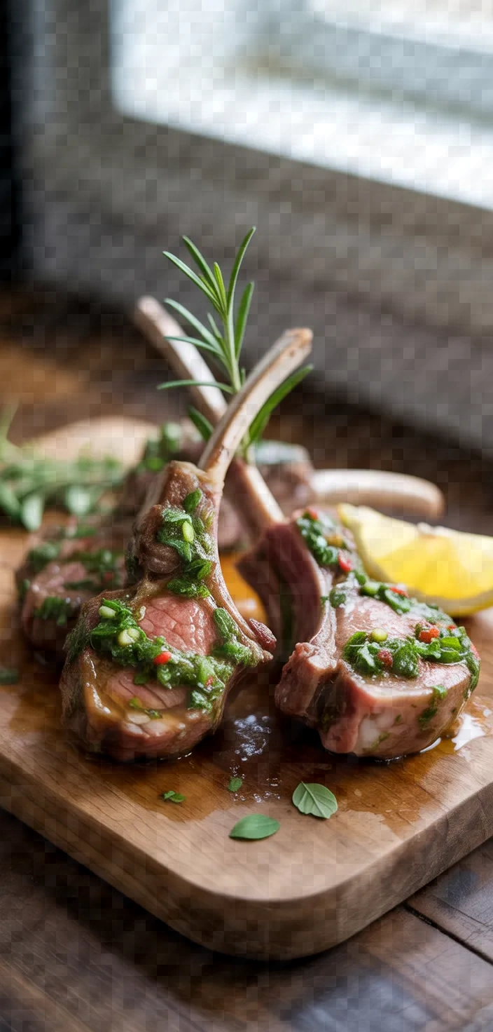 Chimichurri Fusion Lamb Chops