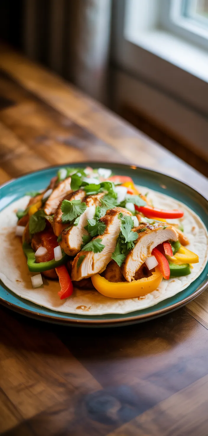 Cilantro Lime Chicken Fajitas