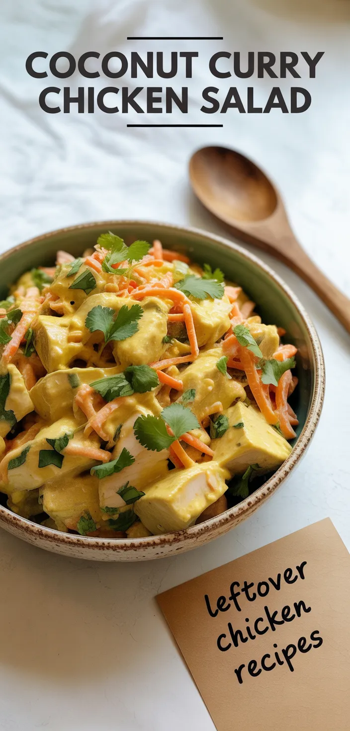 Coconut Curry Chicken Salad