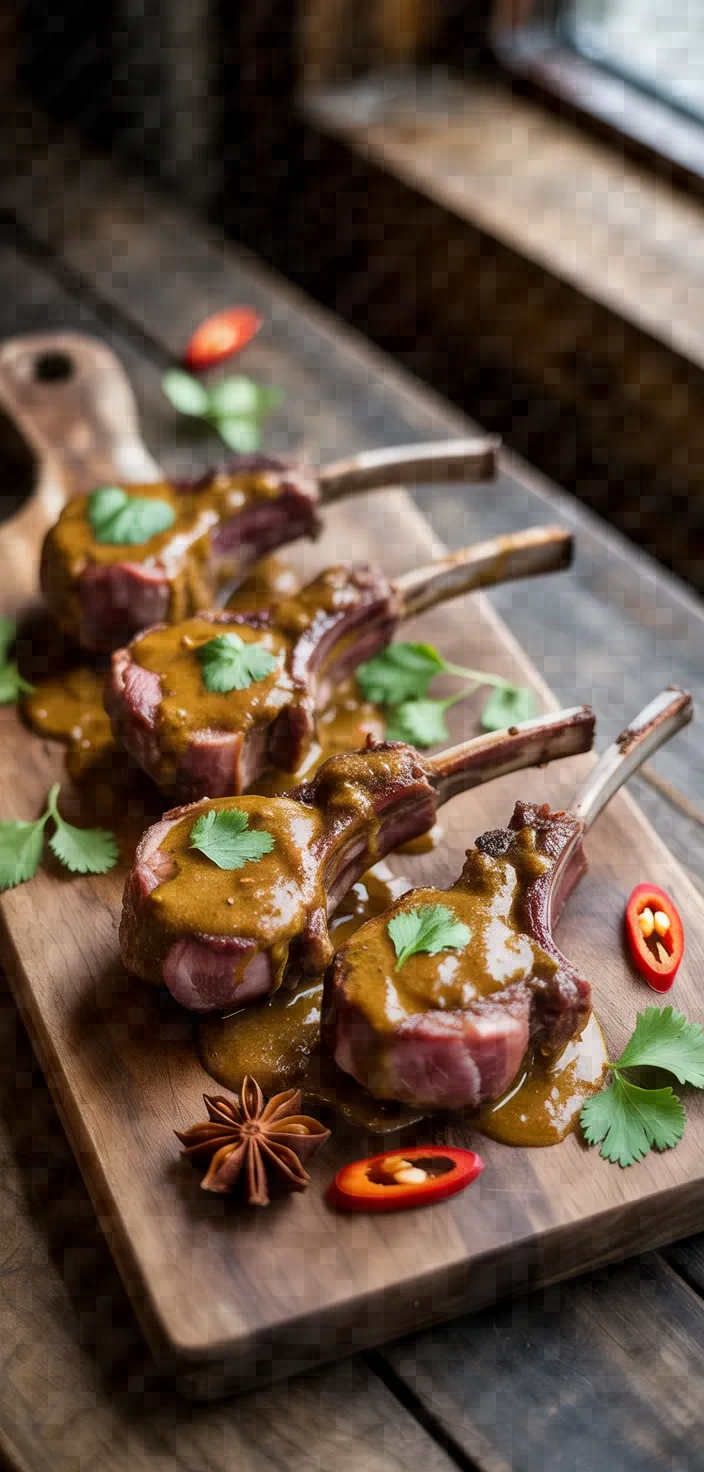 Coconut Curry Lamb Chops