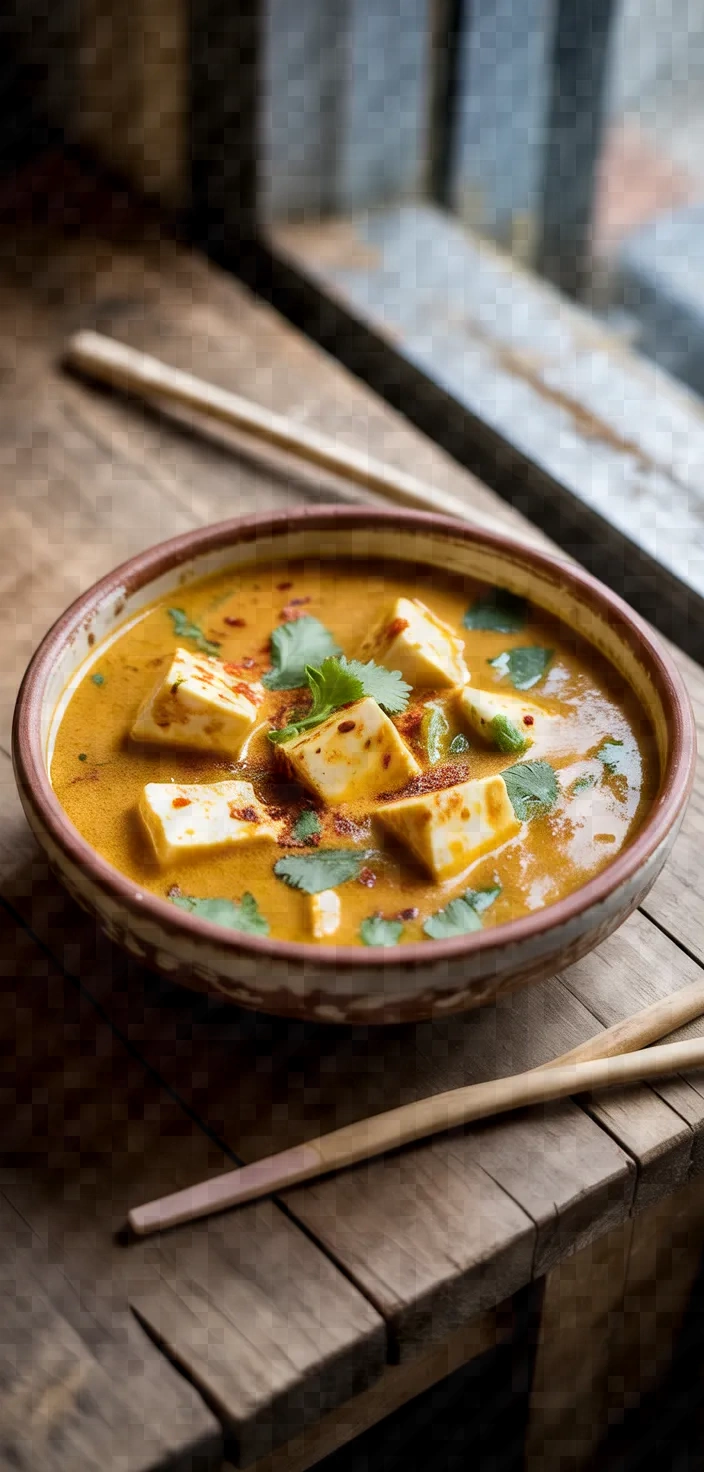 Coconut Lemongrass Paneer Curry