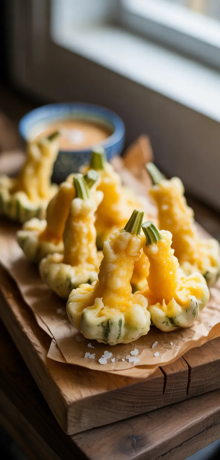 Crookneck Squash Tempura Bites