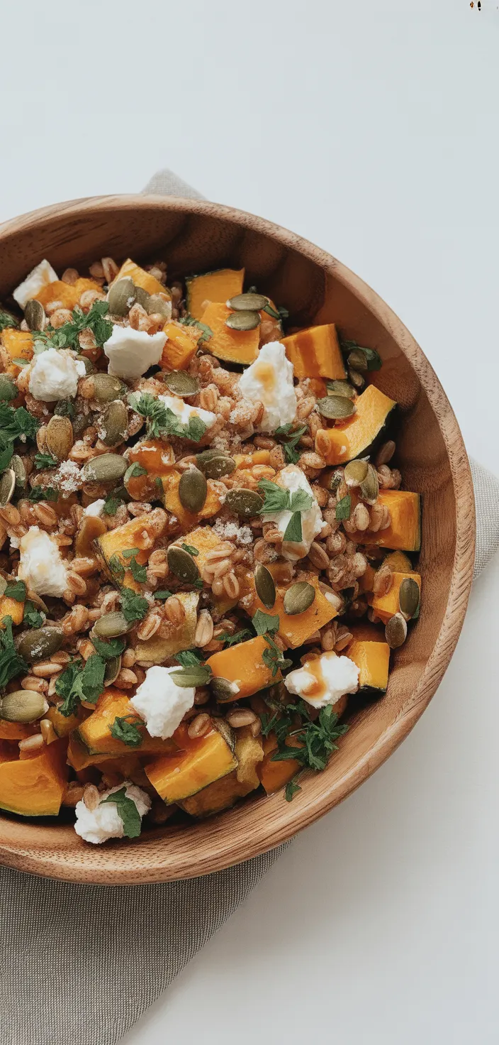 Delicata Squash and Farro Salad
