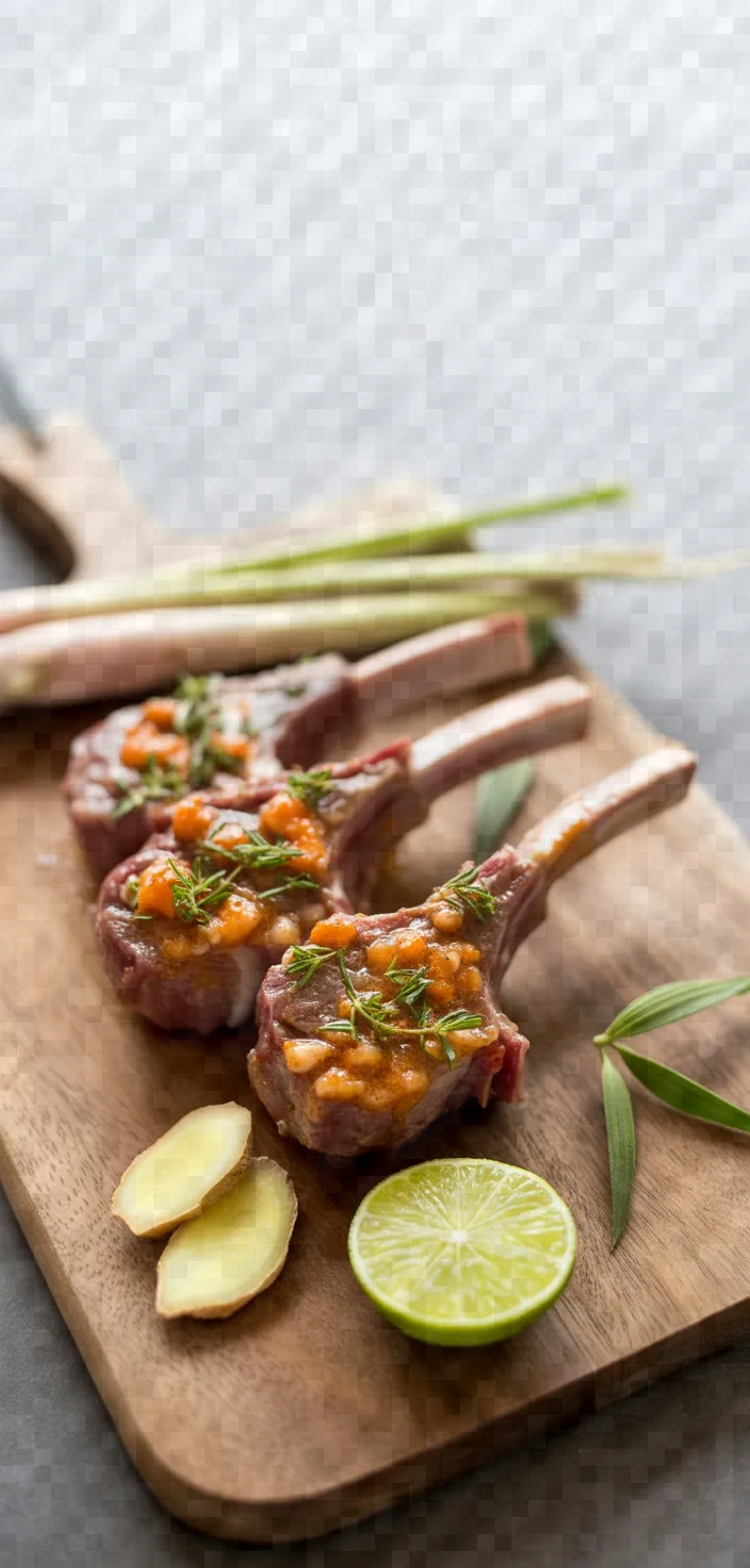 Ginger & Lemongrass Lamb Chops