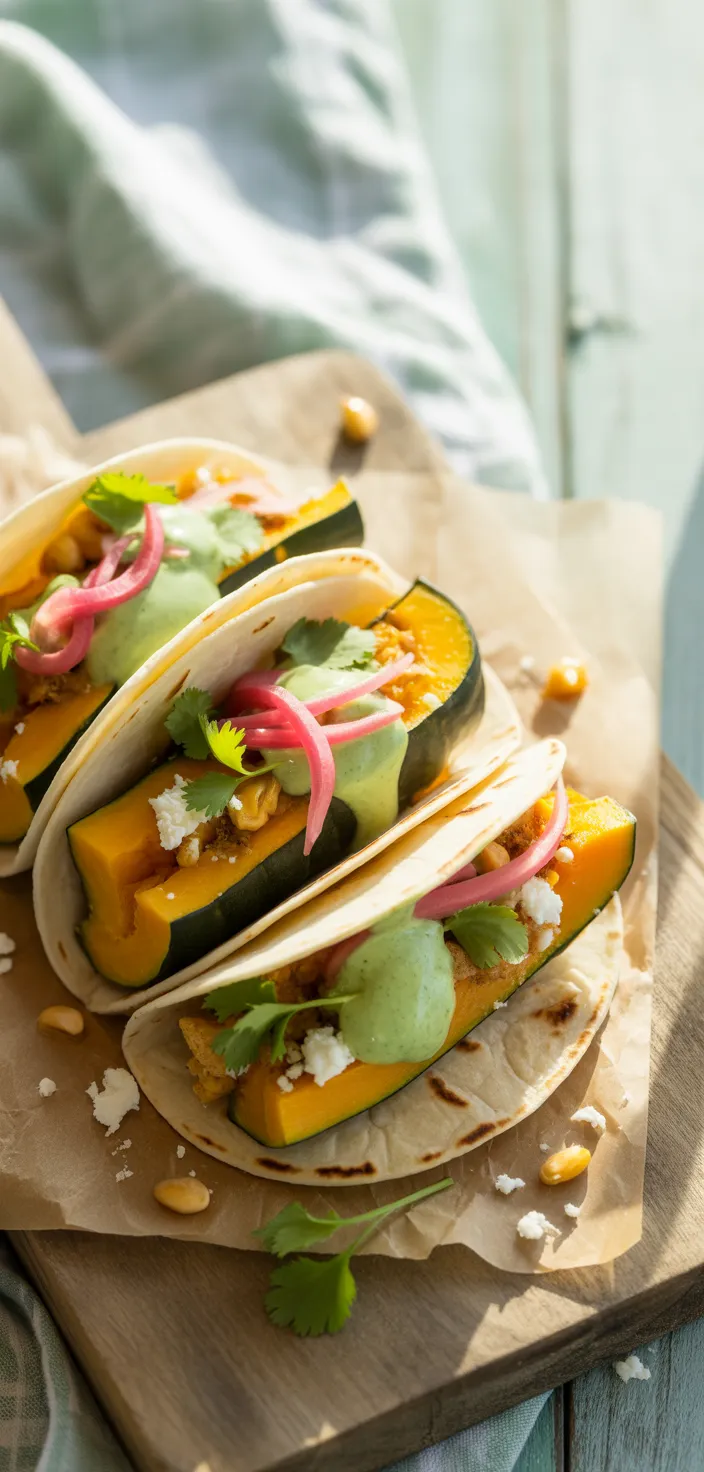 Golden Delicata Squash Tacos