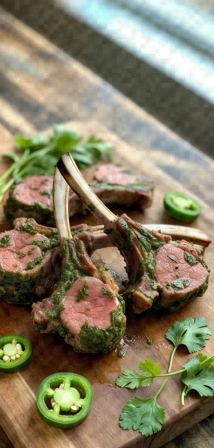 Jalapeño & Cilantro Lamb Chops