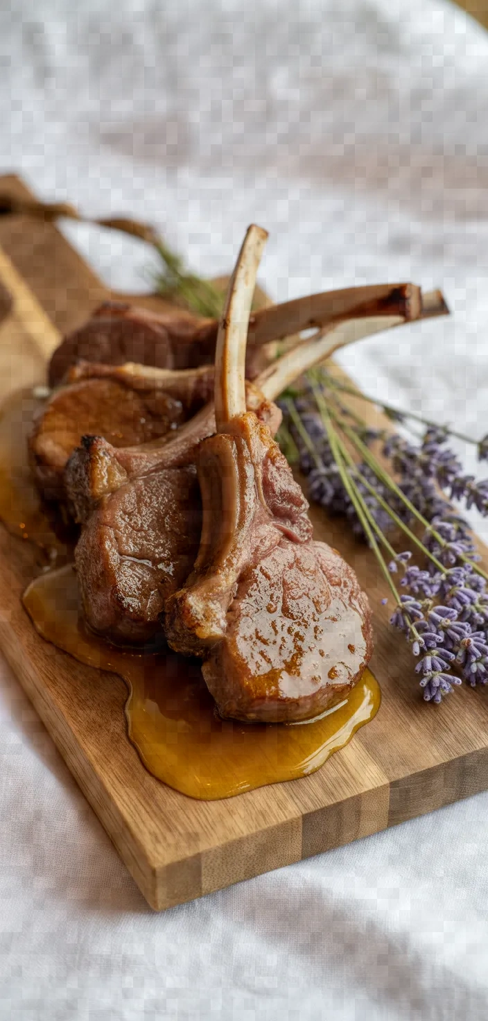 Lavender & Honey Lamb Chops