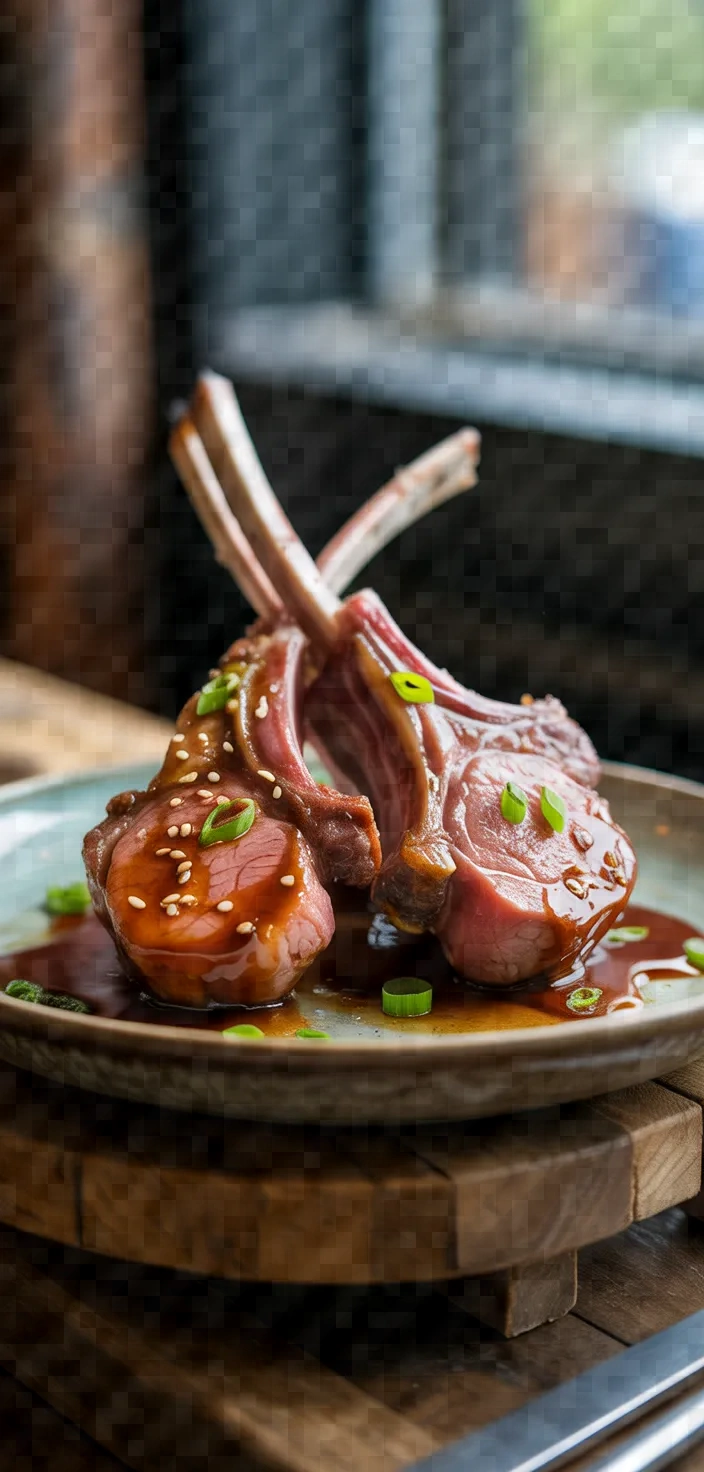 Miso-Glazed Lamb Chops