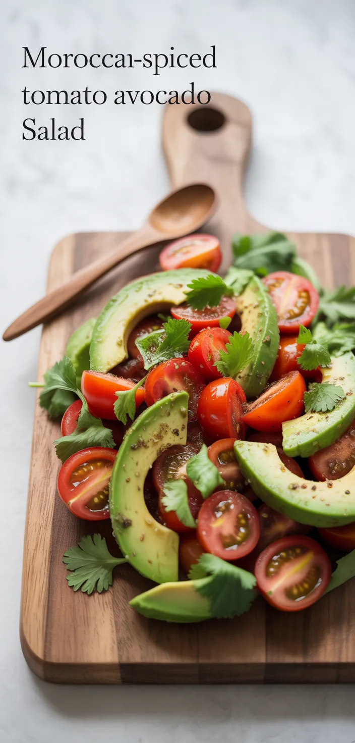 Moroccan-Spiced Tomato Avocado Salad