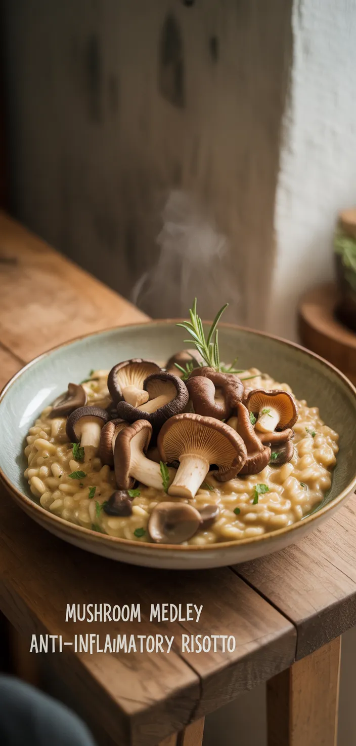 Mushroom Medley Anti-Inflammatory Risotto