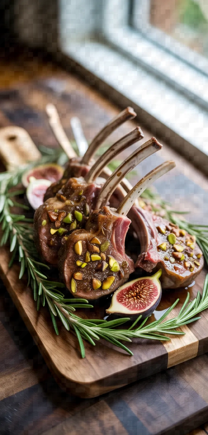 Pistachio & Fig Lamb Chops