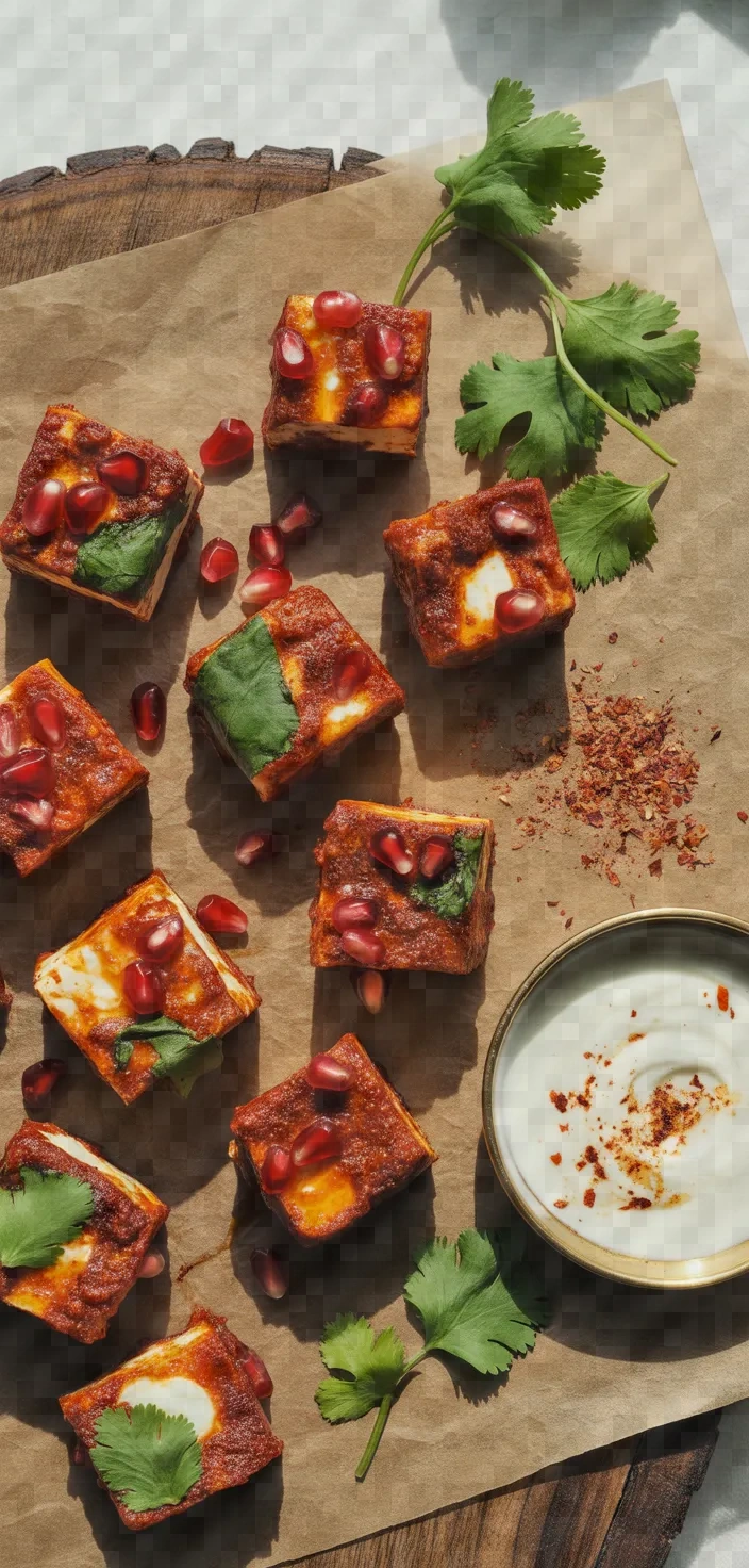 Pomegranate Paneer Tikka