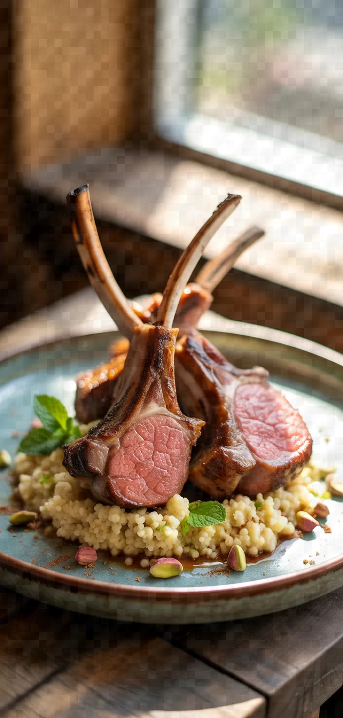 Rosewater & Cardamom Lamb Chops