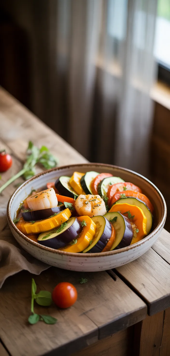 Scallop Squash Ratatouille