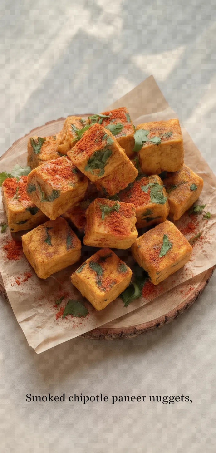 Smoked Chipotle Paneer Nuggets