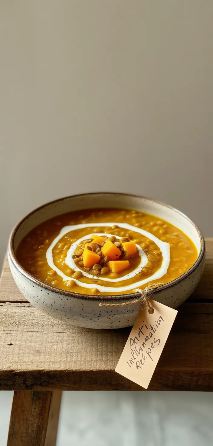 Spiced Lentil Pumpkin Soup