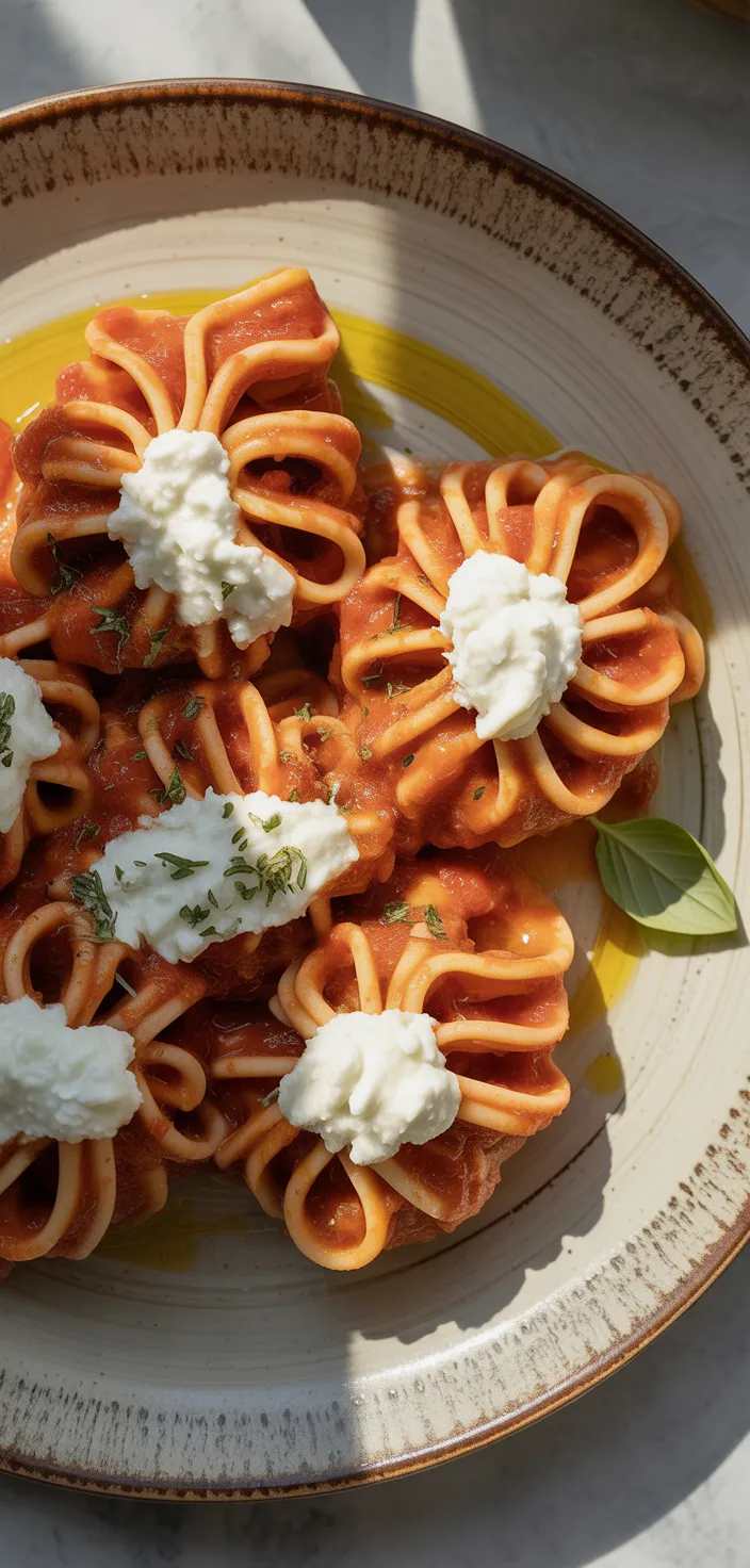 Strascinati al Pomodoro e Ricotta