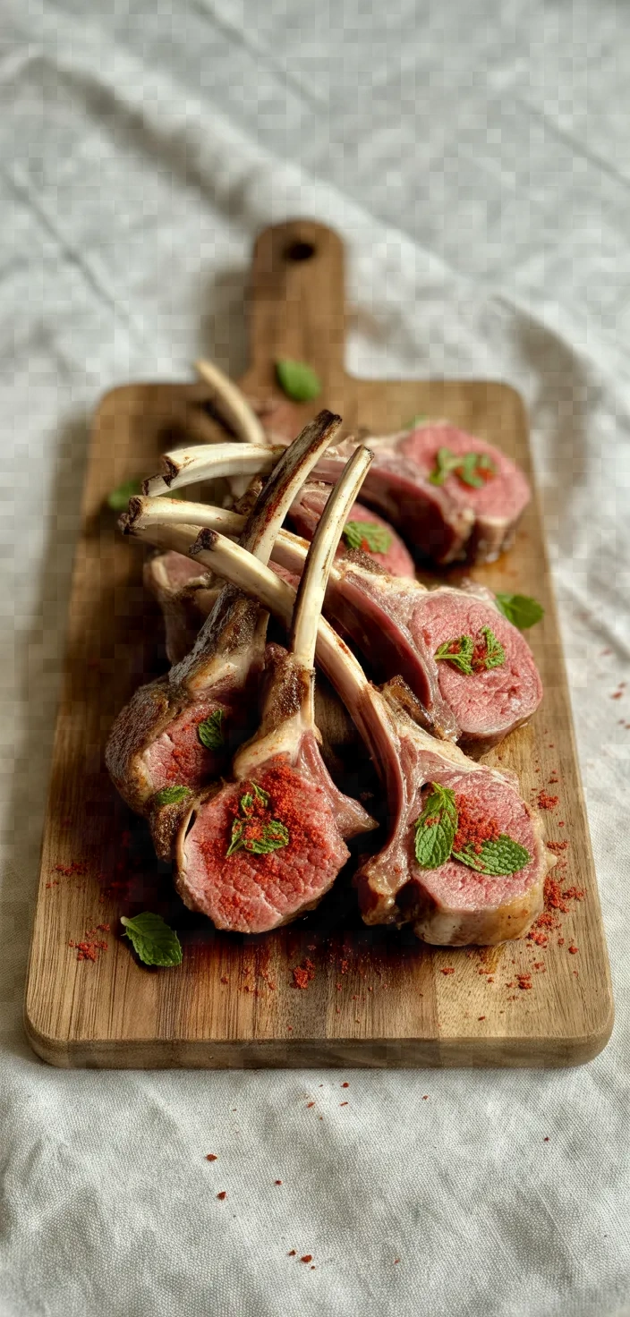 Sumac & Mint Infused Lamb Chops