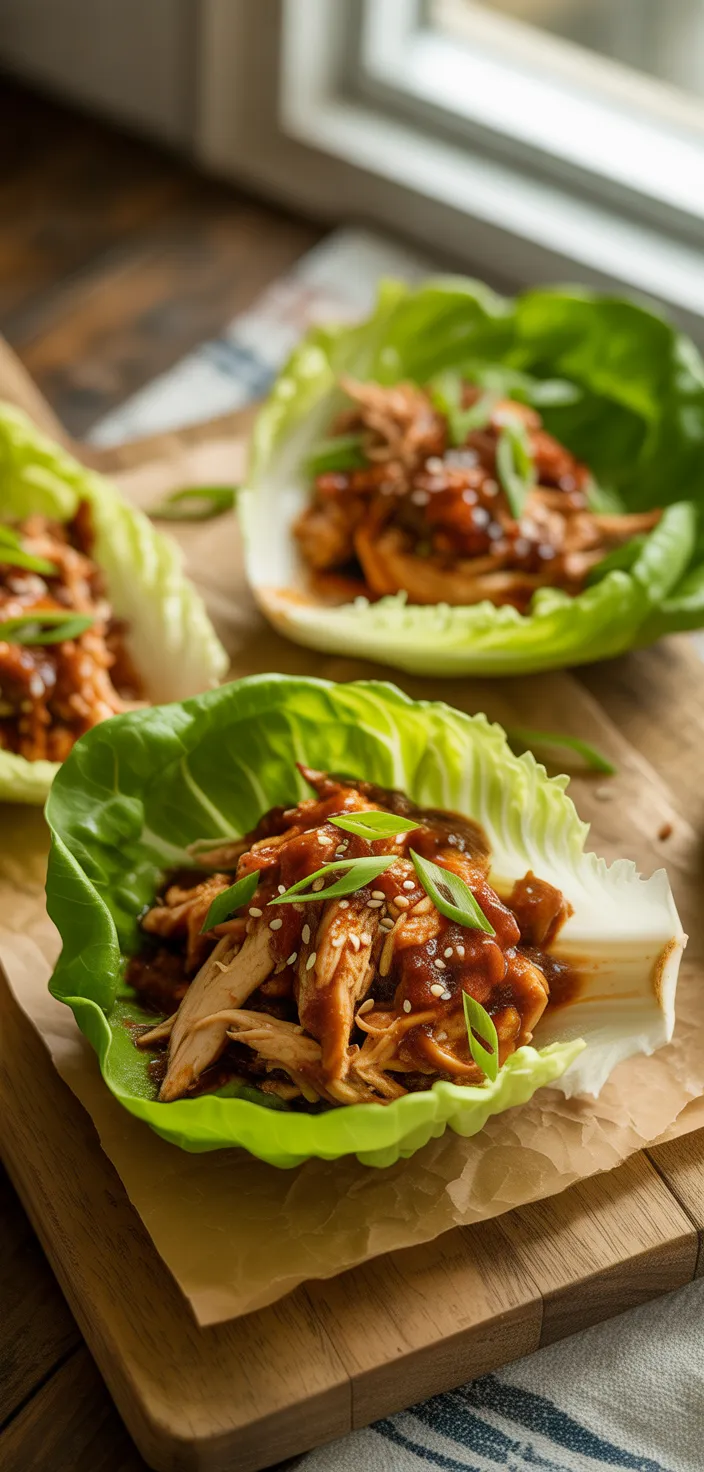 Szechuan Pepper Chicken Lettuce Cups