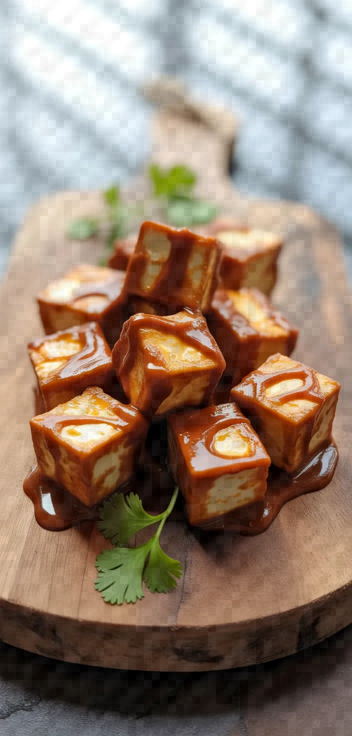 Tamarind Infused Paneer Cubes