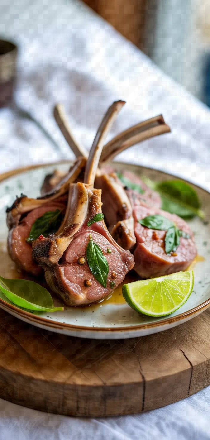 Thai Basil & Lime Lamb Chops