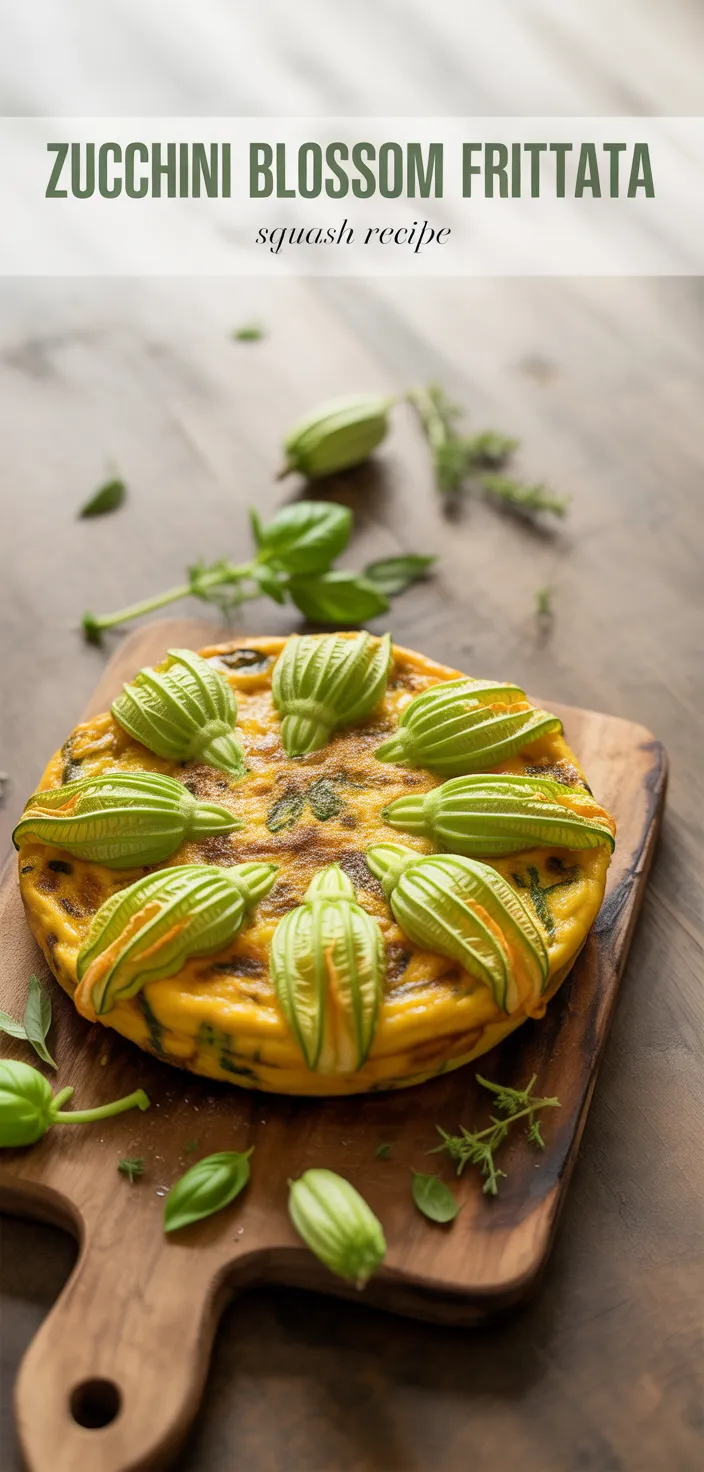 Zucchini Blossom Frittata