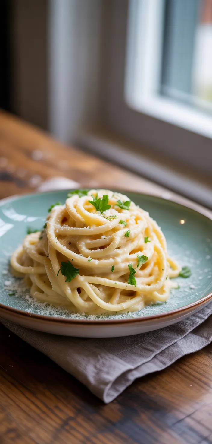 1. Creamy Pasta Alfredo Indulgence
