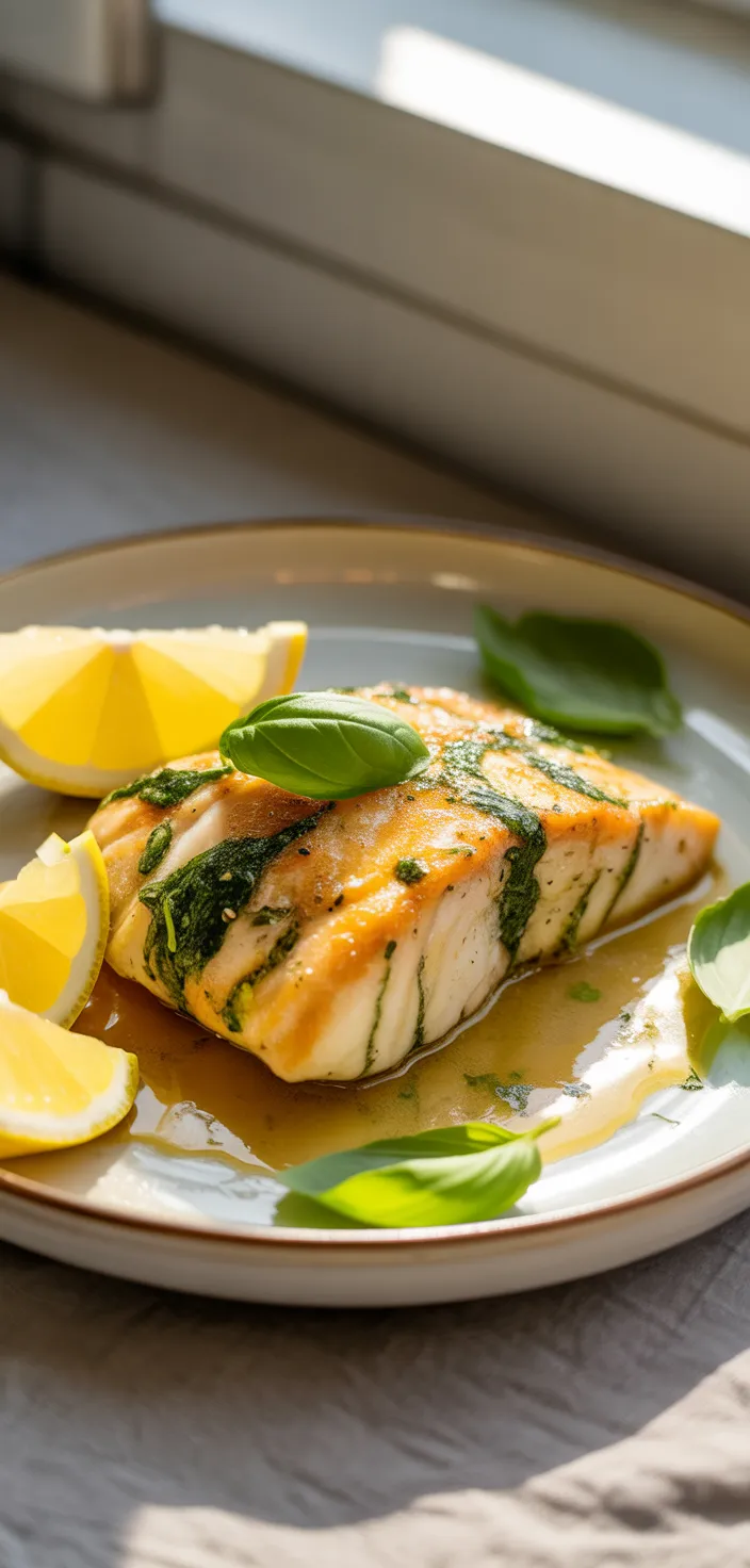 12. Lemon Basil Piccata Mahi Mahi