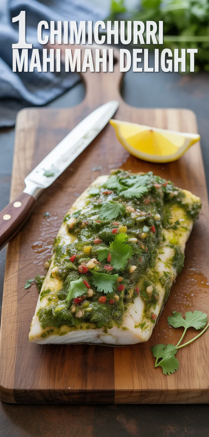 17. Chimichurri Mahi Mahi Delight