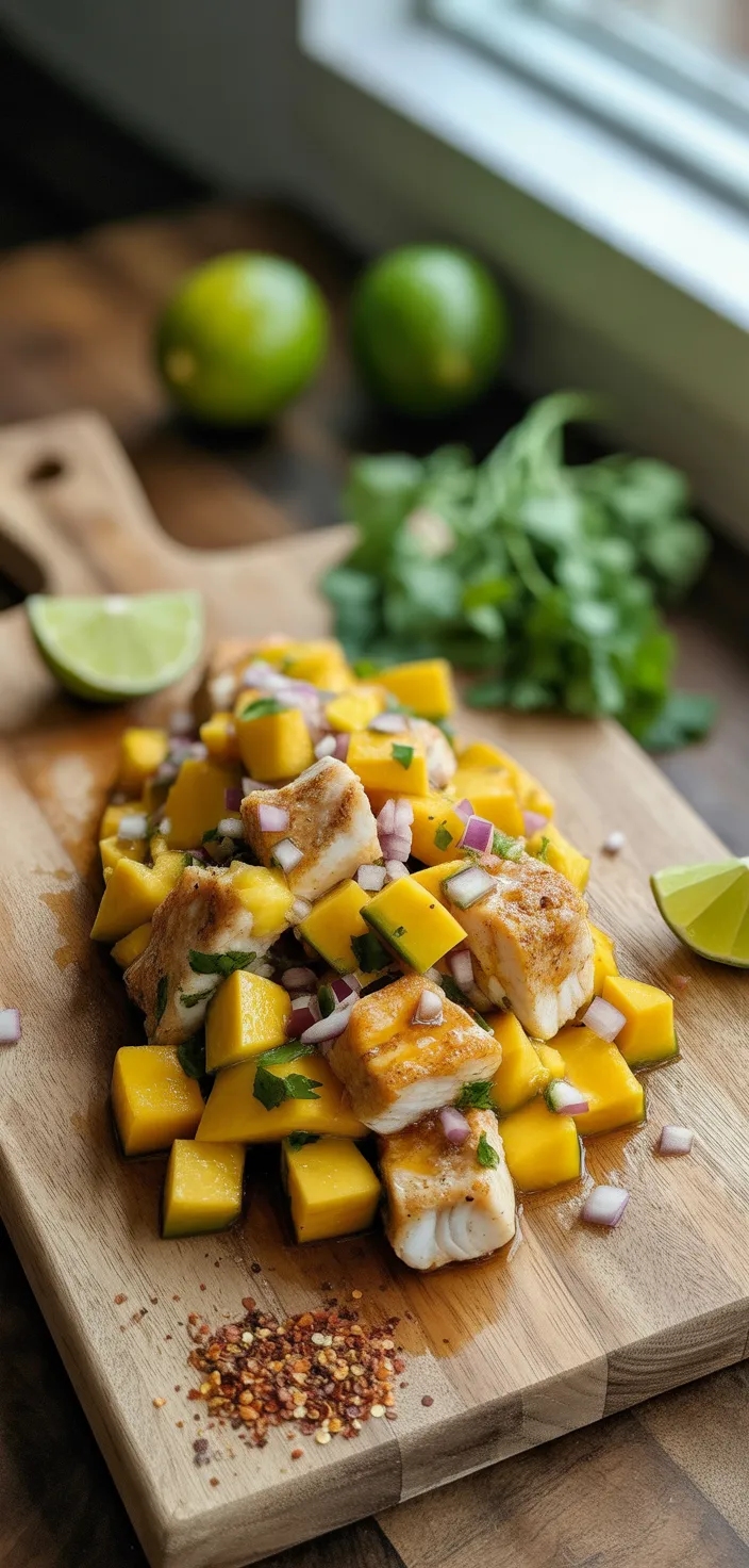 3. Spicy Mango Mahi Mahi Salsa