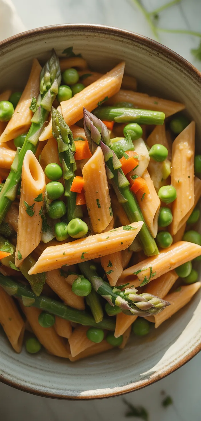 3. Sweet Potato Penne Primavera
