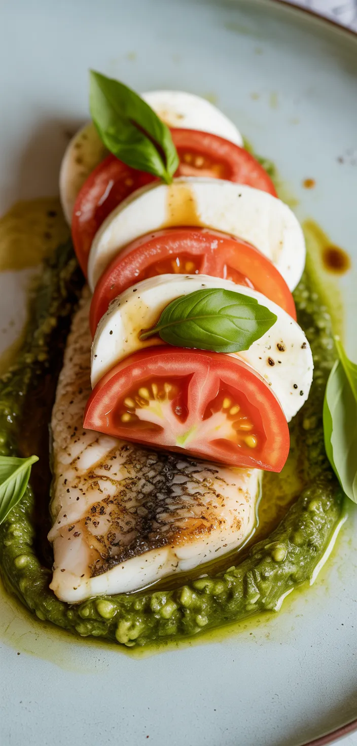 5. Mahi Mahi Pesto Caprese