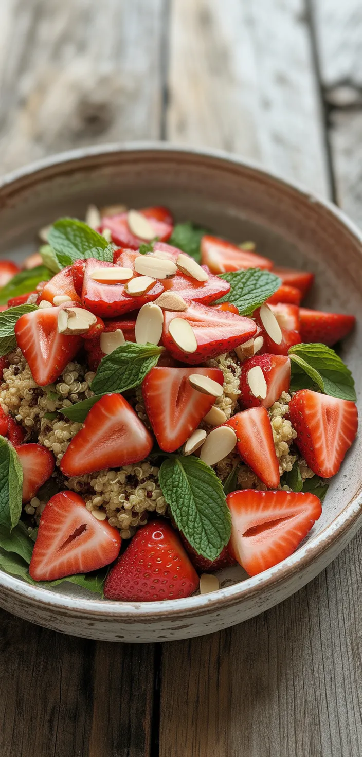 5. Zesty Strawberry Quinoa Salad