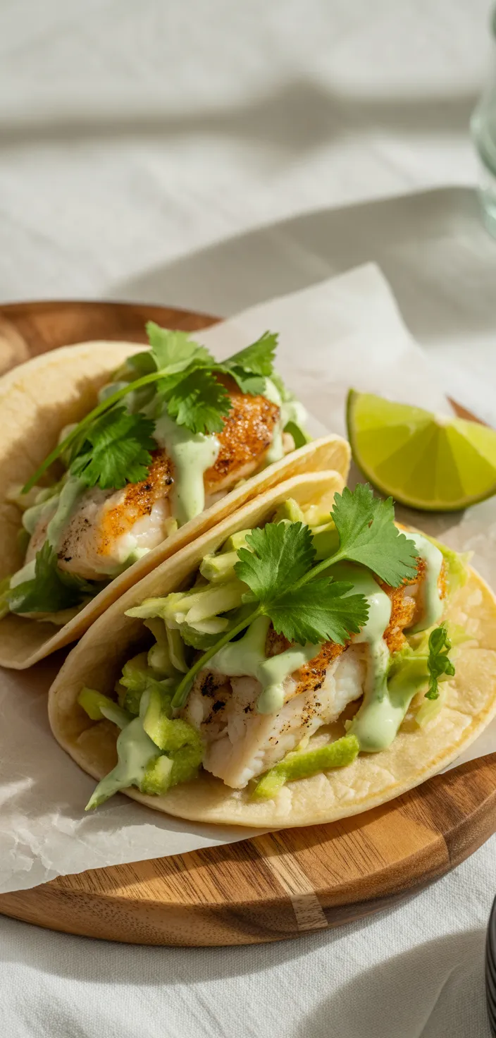 6. Ginger-Lime Mahi Mahi Tacos
