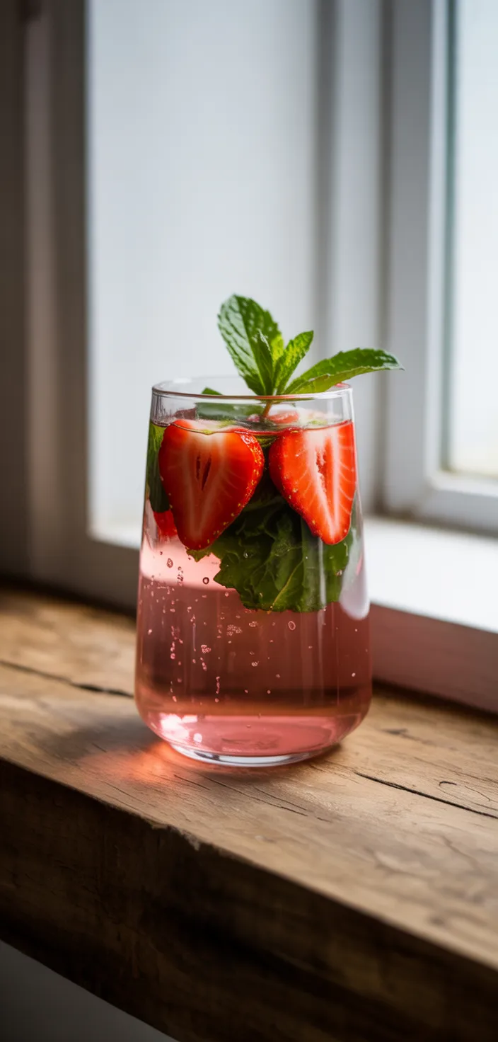 9. Kale & Strawberry Detox Spritzer