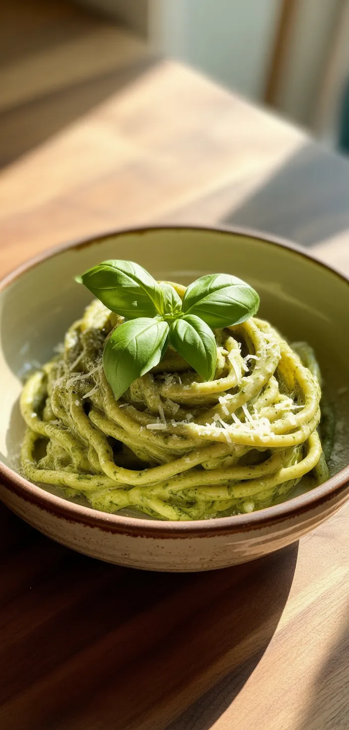 9. Pesto Creamy Pasta Dream