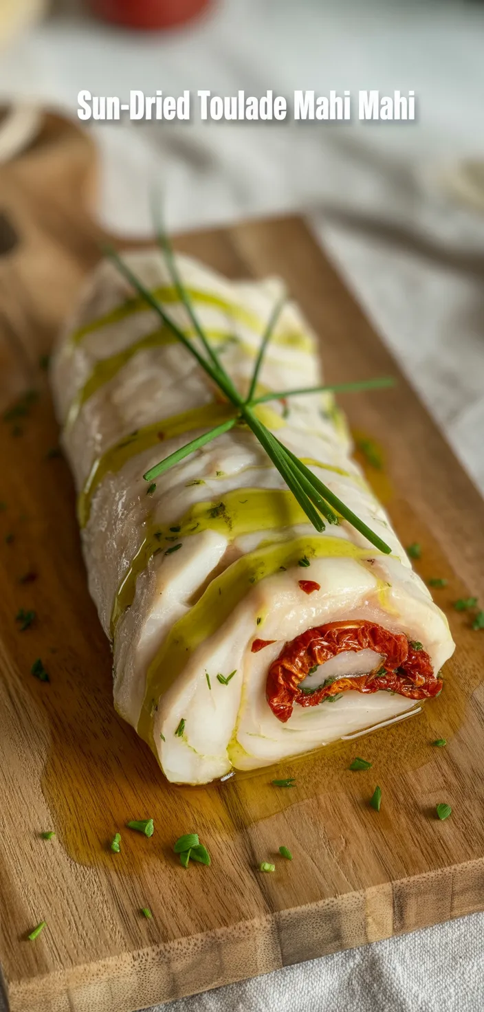 9. Sun-Dried Tomato Roulade Mahi Mahi