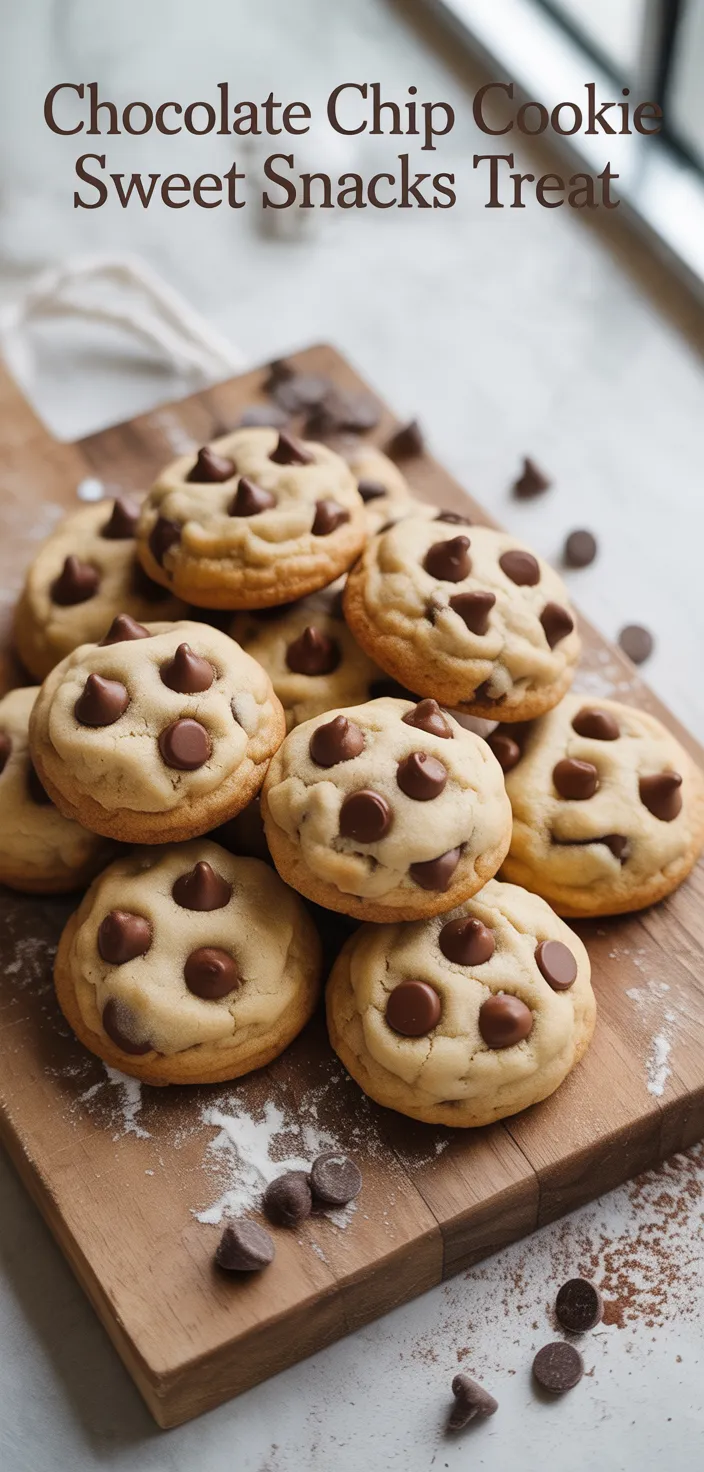 Chocolate Chip Cookie Sweet Snacks Treat