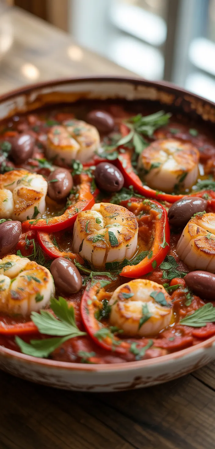 Mediterranean Scallop Shakshuka