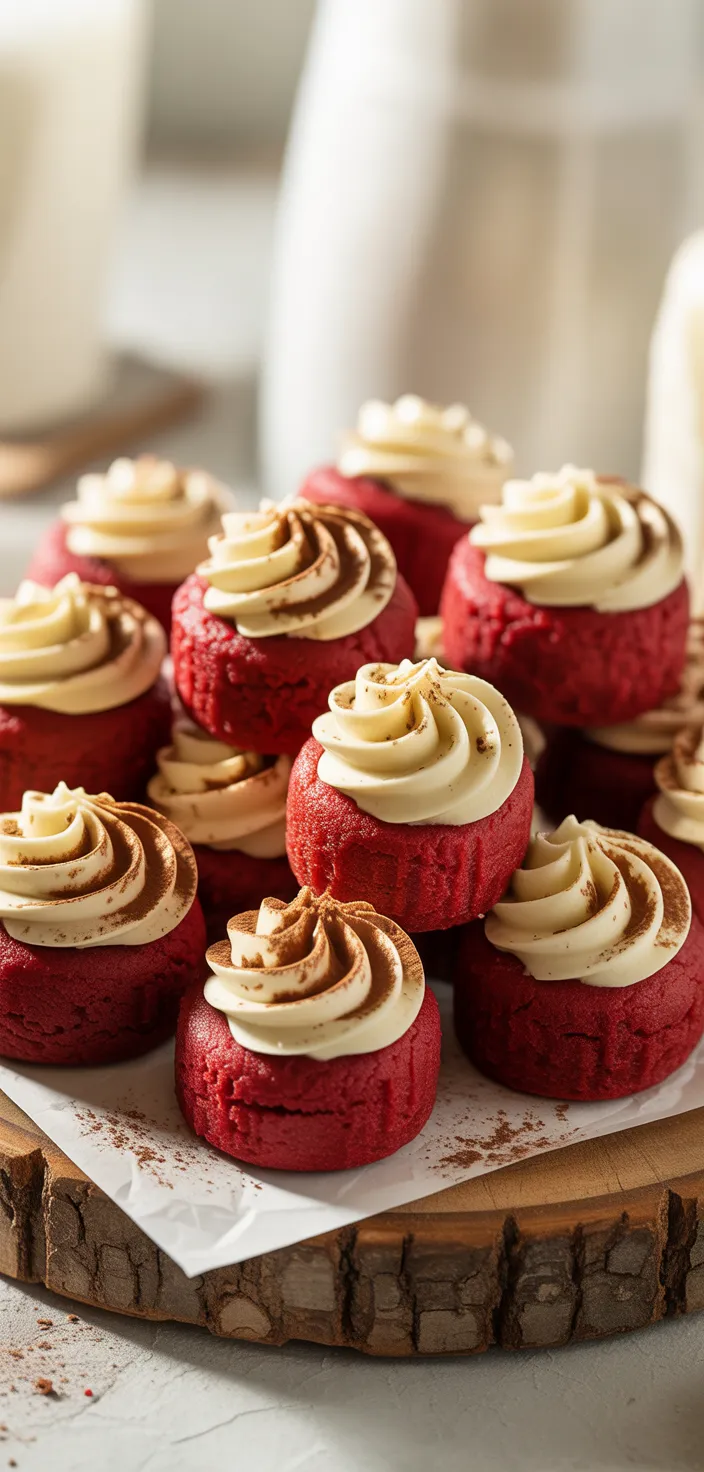 Red Velvet Sweet Snacks Bite